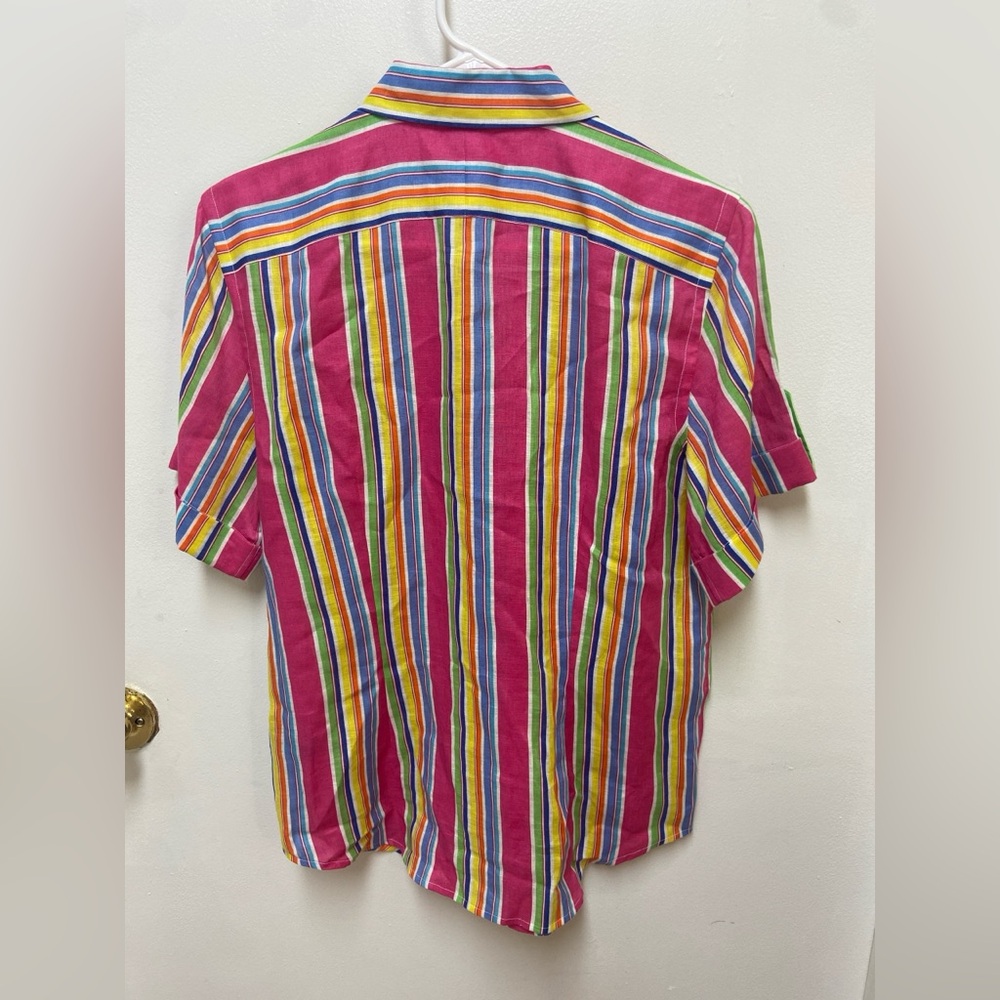Ralph Lauren Multicolor Striped Button Down Shirt - Picture 2 of 5